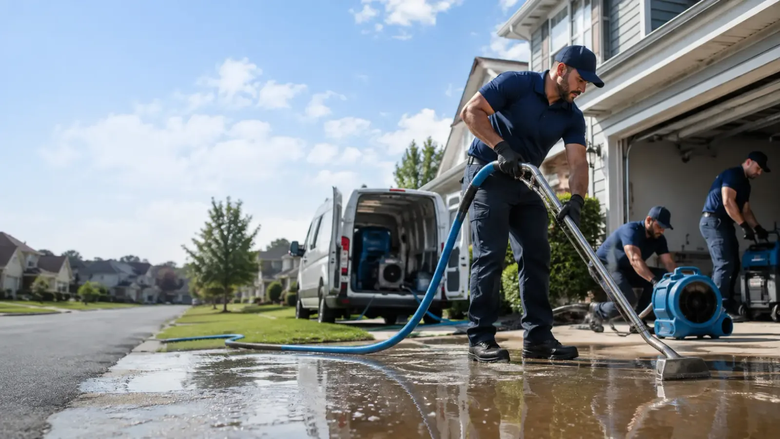 Flood Damage Restoration in Blue, AZ